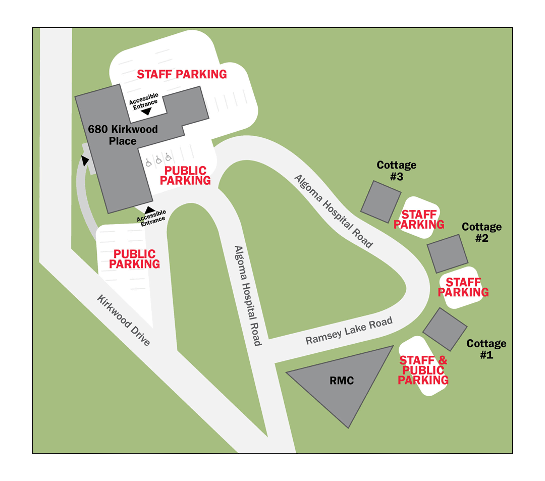 Kirkwood Parking Map