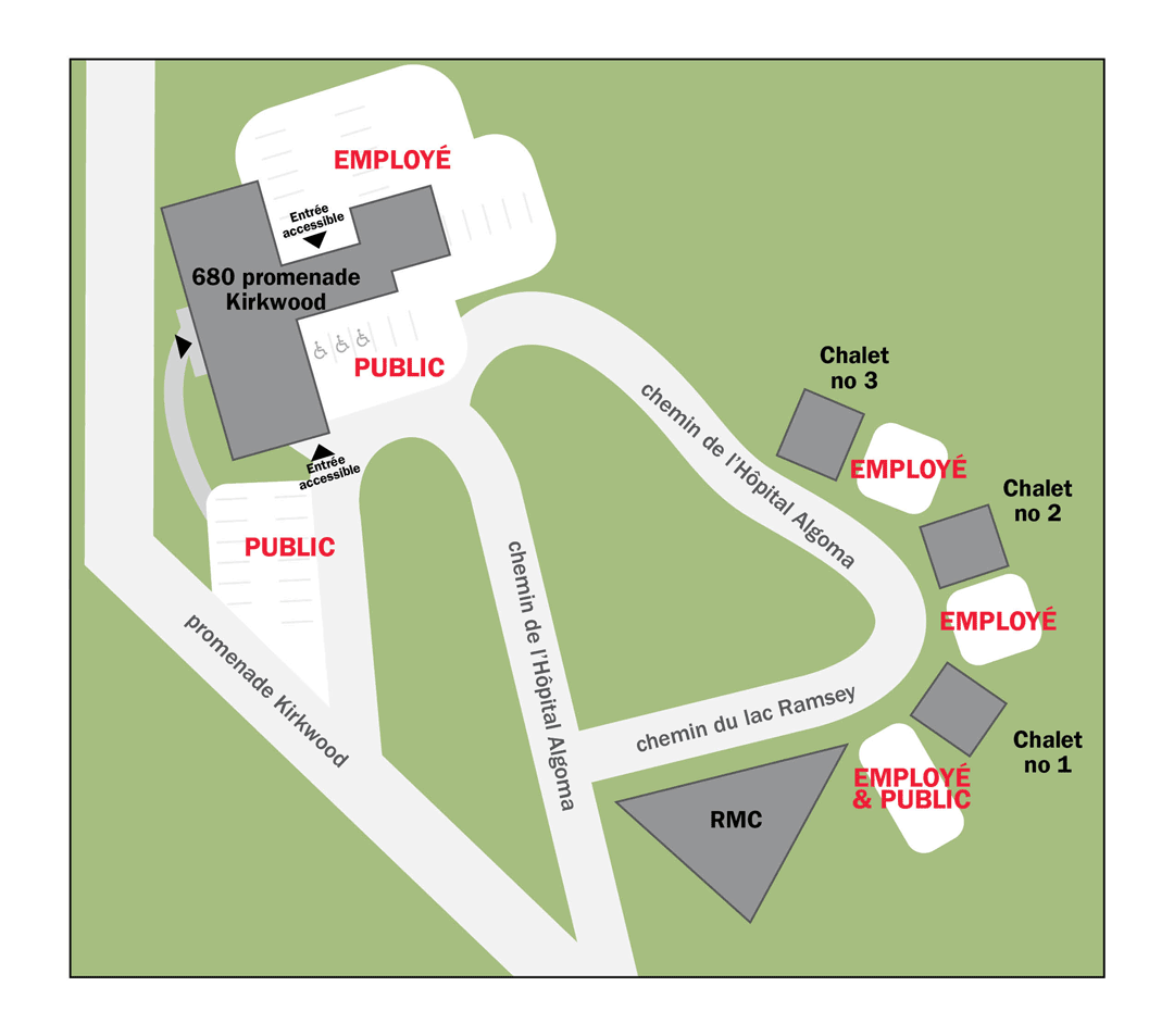 Kirkwood Parking Map